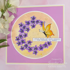 Katkin Krafts Be-You-Tiful 6 in x 8 in Clear Stamp Set-7