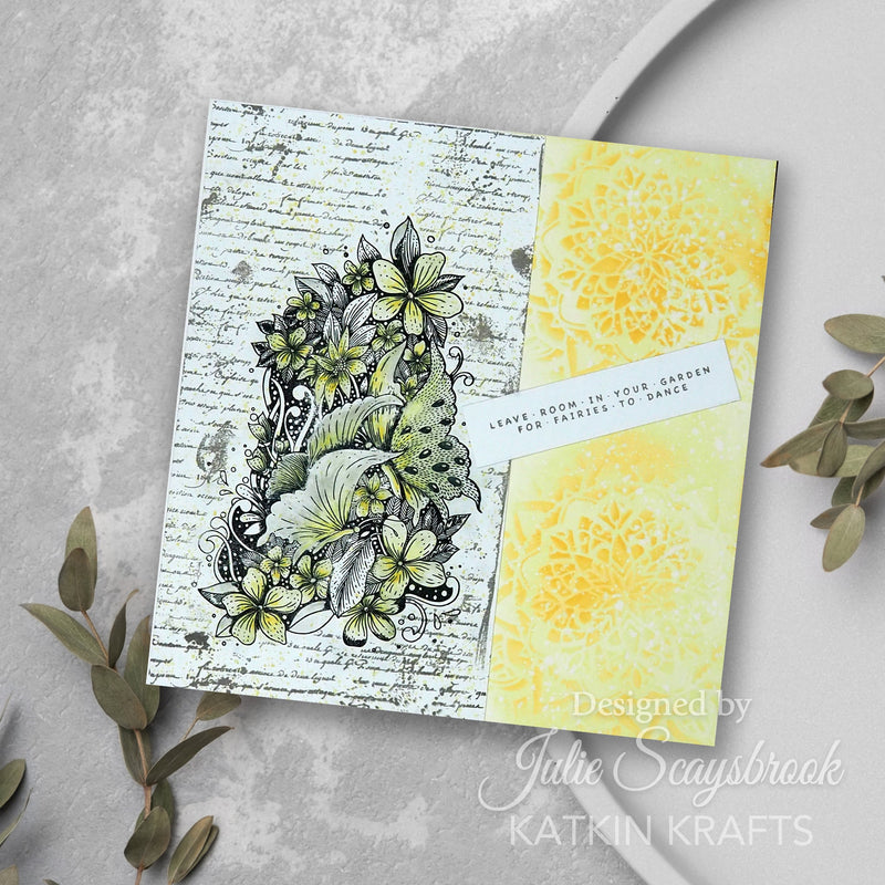 Katkin Krafts Be-You-Tiful 6 in x 8 in Clear Stamp Set-8