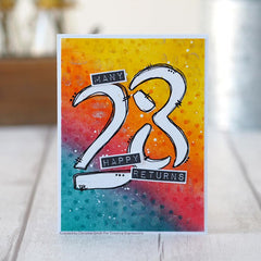 Mini Stencil Upper Case Letter-65
