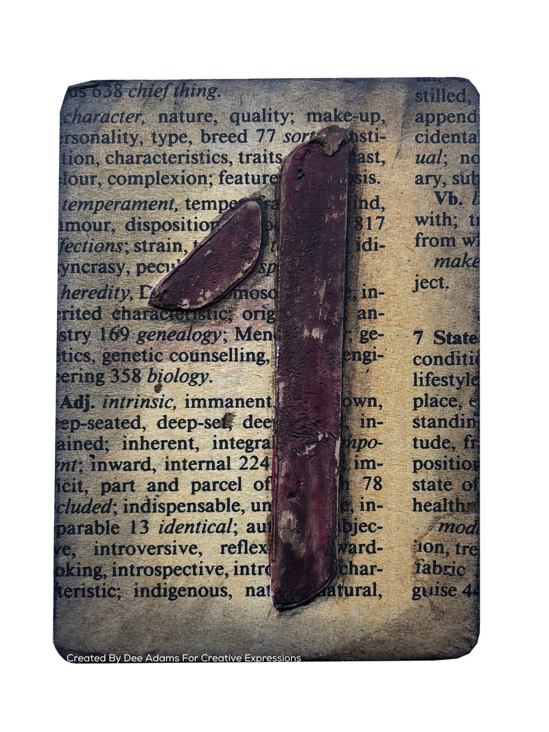 Mini Stencil Upper Case Letter-61