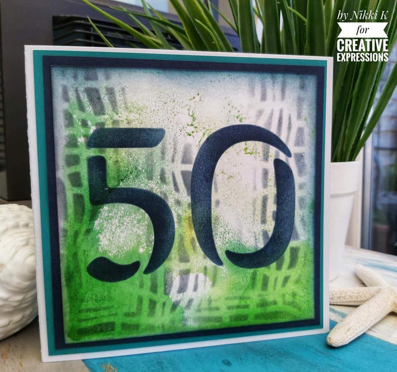 Mini Stencil Upper Case Letter-62