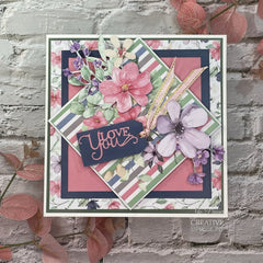The Paper Boutique Sunny Gardens Bloc de papier 20 x 20 cm-29