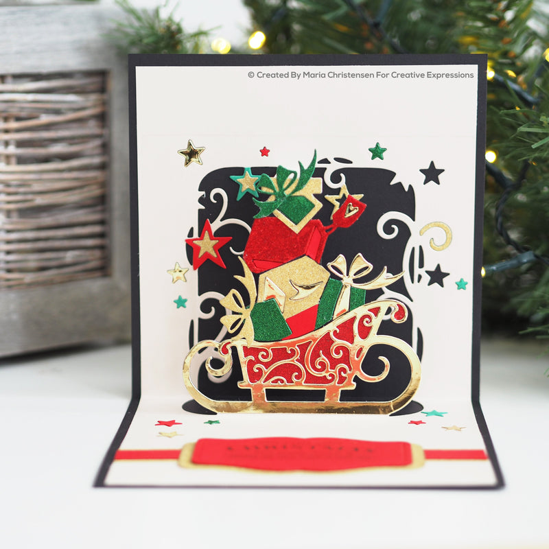 Paper Cuts Pop Up Santa Express Craft Die-2