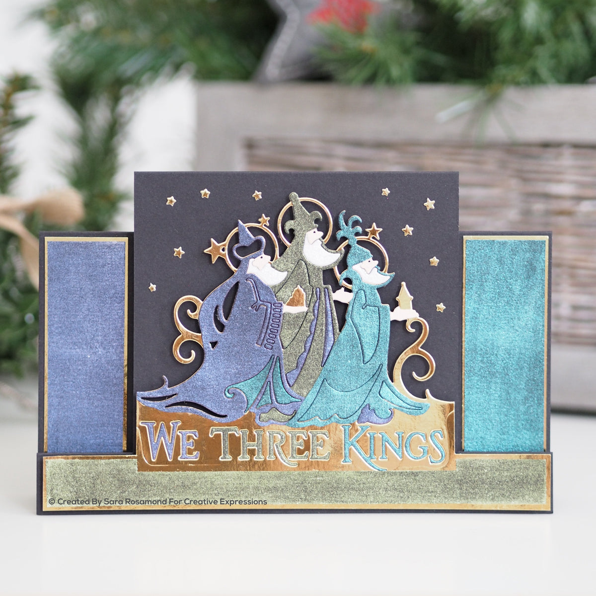 Paper Cuts Edger We Three Kings Craft Die-3