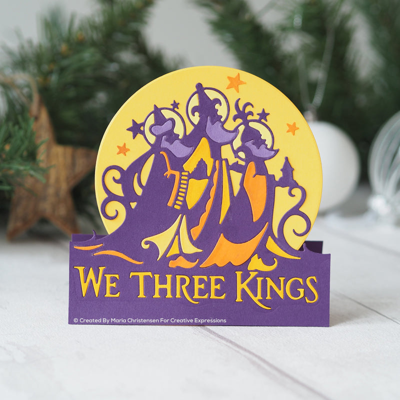 Paper Cuts Edger We Three Kings Craft Die-4