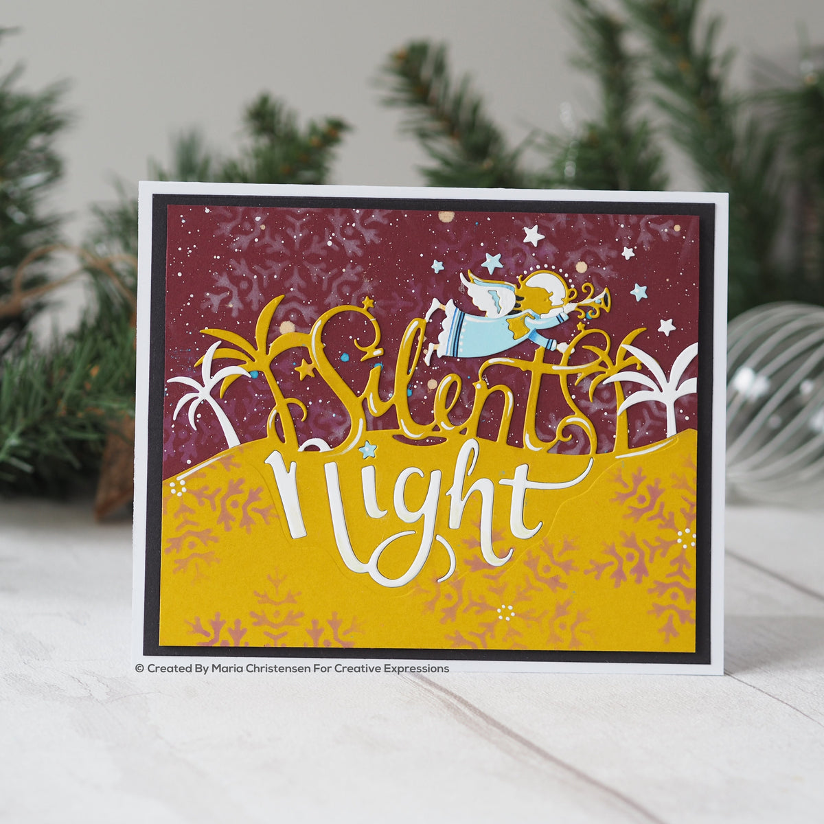 Paper Cuts Edger Silent Night Craft Die-3
