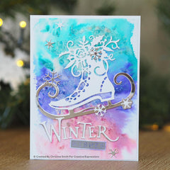 Paper Cuts Edger Winter Cheer Craft Die-2