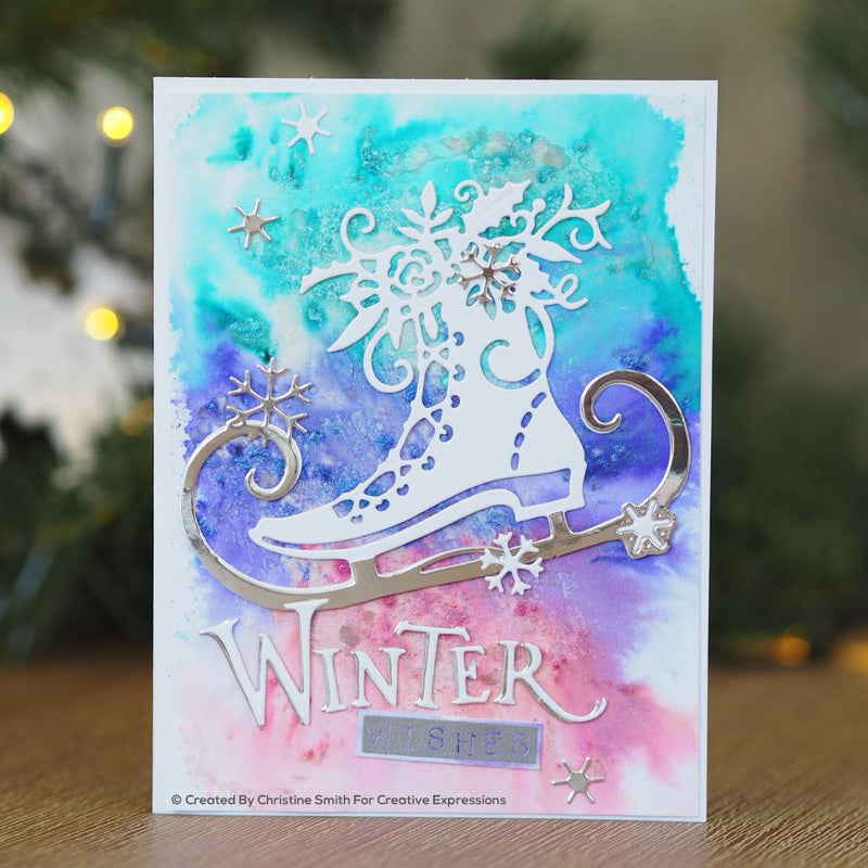 Paper Cuts Edger Winter Cheer Craft Die-2