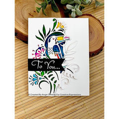 Paper Cuts Edger Tropical Toucan Craft Die-2