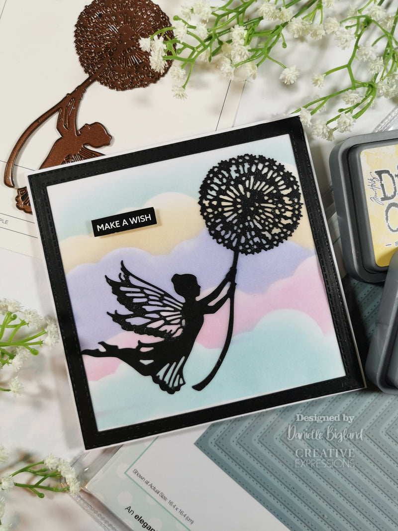 Creative Expressions Fairy Sentiments A5 Clear Stamp Set-2