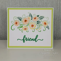 Creative Expressions Paper Cuts Wild Sunflower Edger Craft Die-6