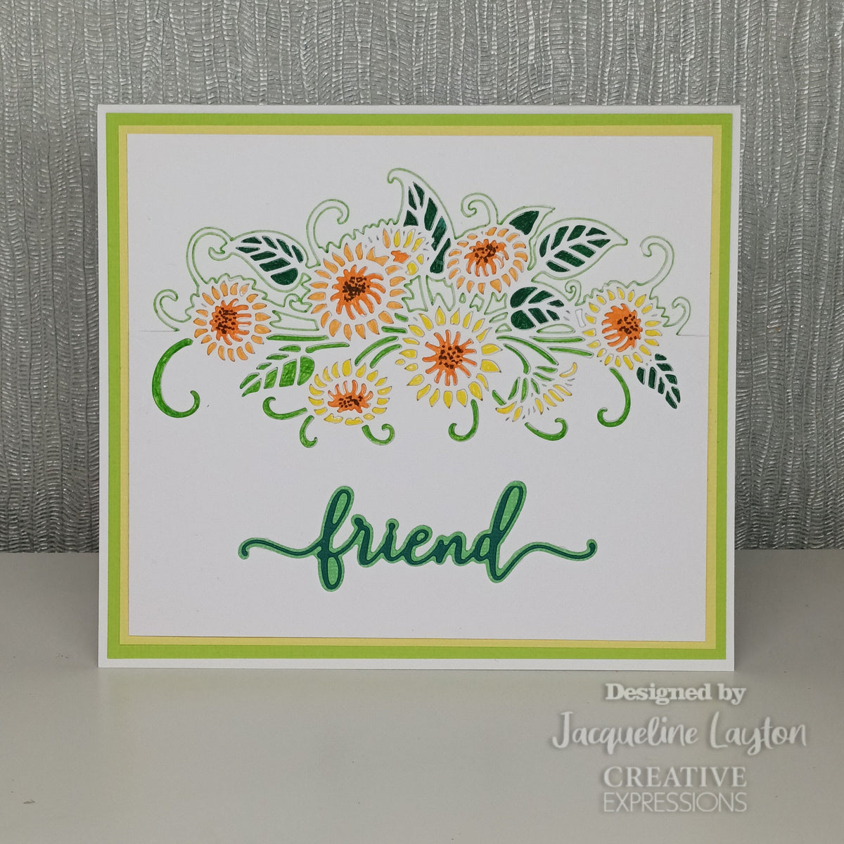 Creative Expressions Paper Cuts Wild Sunflower Edger Craft Die-6
