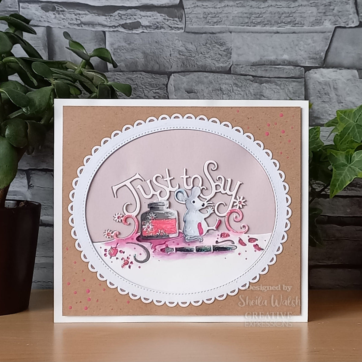 Creative Expressions Paper Cuts Just To Say Edger Craft Die-2