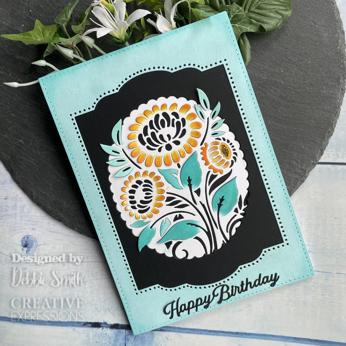 Creative Expressions Paper Cuts Cut & Lift Zinnia Craft Die-4