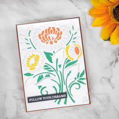Creative Expressions Paper Cuts Cut & Lift Zinnia Craft Die-3