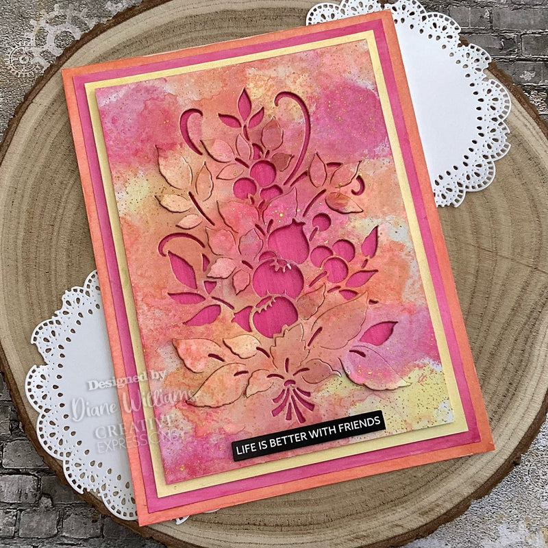 Creative Expressions Paper Cuts Cut & Lift Blueberry Bliss Craft Die-3