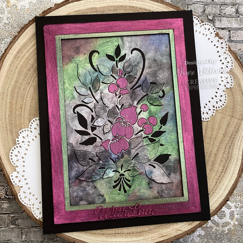 Creative Expressions Paper Cuts Cut & Lift Blueberry Bliss Craft Die-4