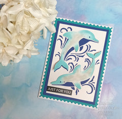 Creative Expressions Paper Cuts Cut & Lift Dolphin Dive Craft Die-3