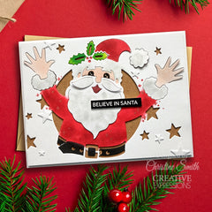 Troquel para manualidades Jolly Santa de la colección Cut & Lift de Creative Expressions Paper Cuts-5
