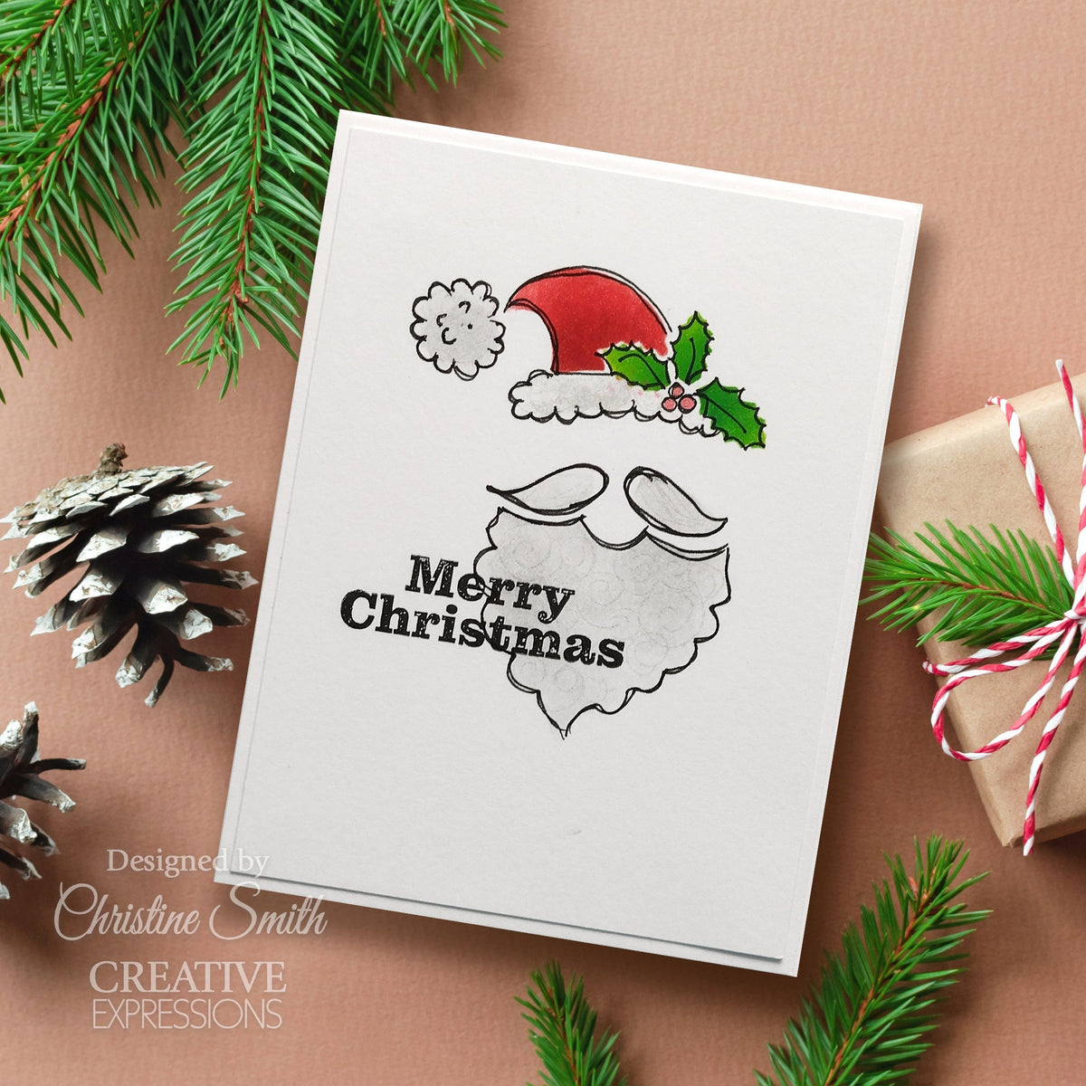 Troquel para manualidades Jolly Santa de la colección Cut & Lift de Creative Expressions Paper Cuts-4