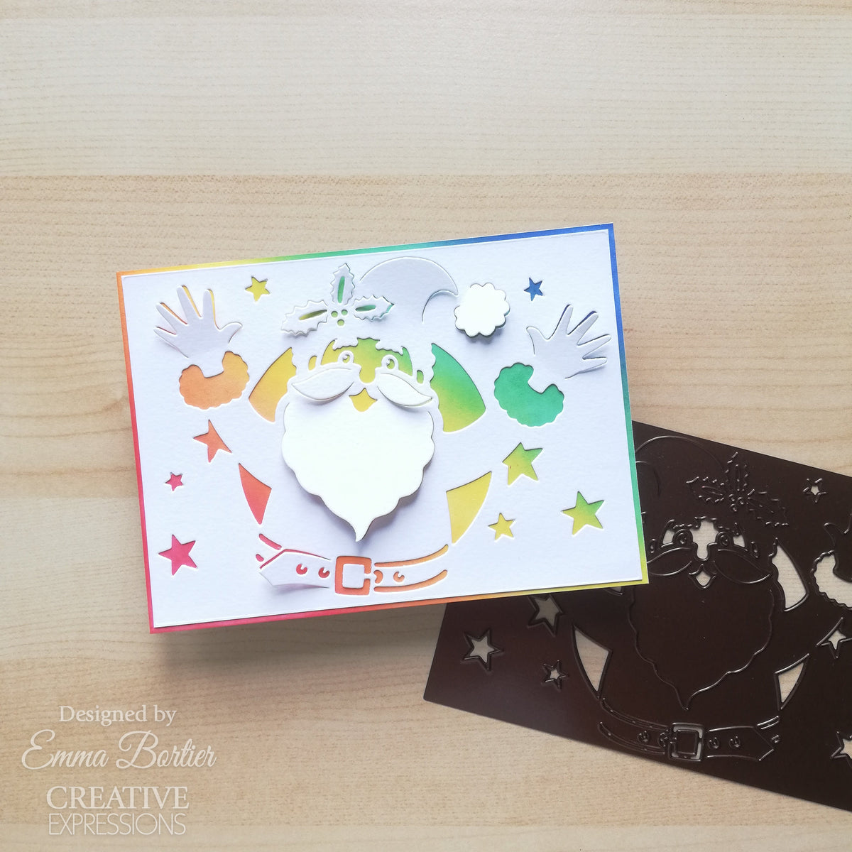 Troquel para manualidades Jolly Santa de la colección Cut & Lift de Creative Expressions Paper Cuts-3