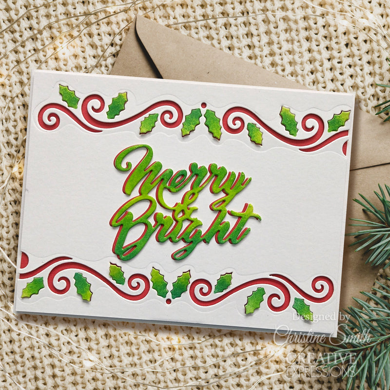Creative Expressions Paper Cuts Cut & Lift Collection Yuletide Spruce Craft Die-5