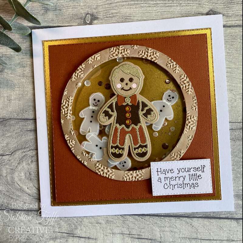 Matrice de découpe Creative Expressions Paper Cuts - Bonhomme en pain d'épices festif-7