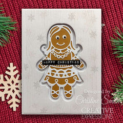 Creative Expressions Paper Cuts Festive Gingerbread Girl Craft Die-7