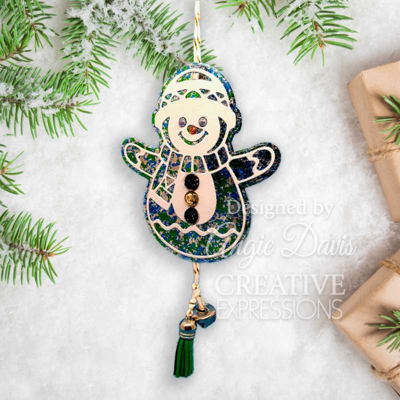 Creative Expressions Paper Cuts Festive Snowman Craft Die-5