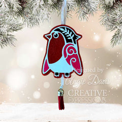 Creative Expressions Paper Cuts Festive Robin Craft Die-8