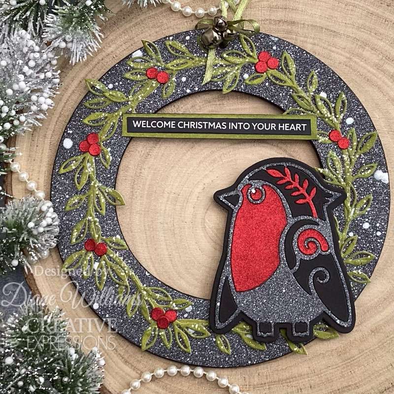 Creative Expressions Paper Cuts Festive Robin Craft Die-9