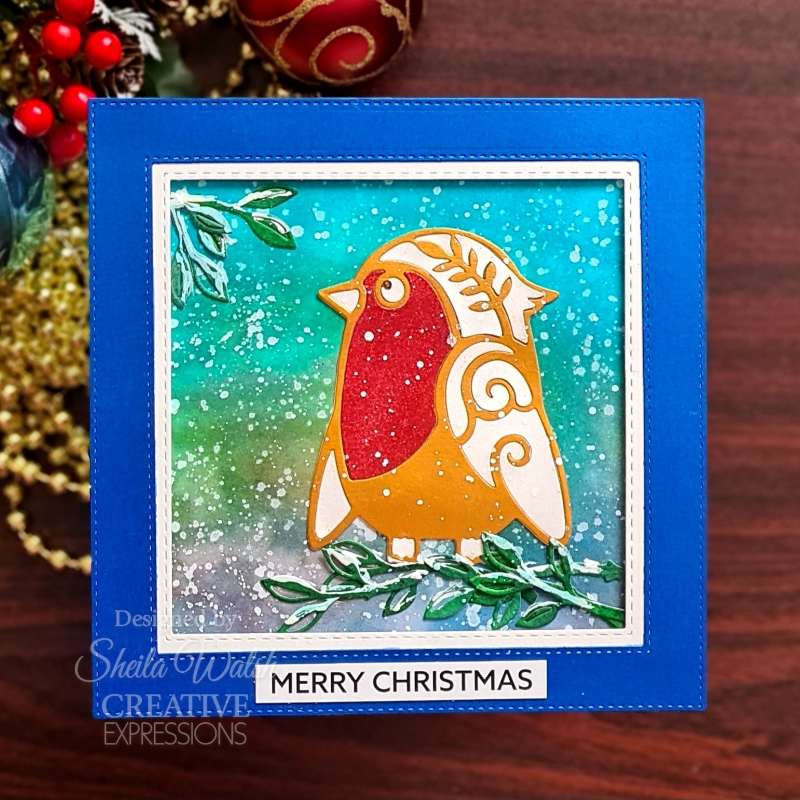Creative Expressions Paper Cuts Festive Robin Craft Die-3