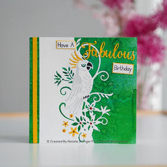 Paper Cuts Edger Charming Parrot Craft Die-3