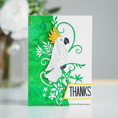 Paper Cuts Edger Charming Parrot Craft Die-4