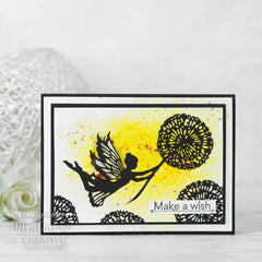 Creative Expressions Fairy Sentiments A5 Clear Stamp Set-4
