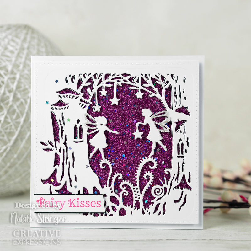 Creative Expressions Fairy Sentiments A5 Clear Stamp Set-7