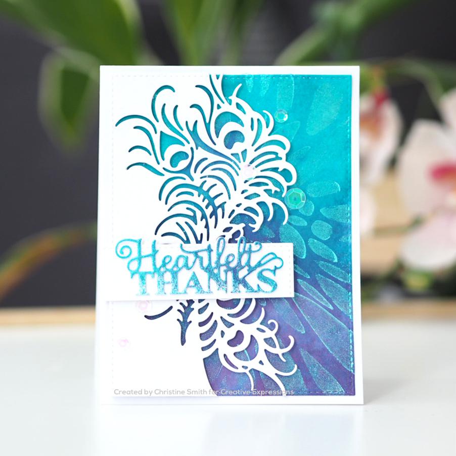 Creative Expressions Paper Cuts Feather Edger Craft Die-2