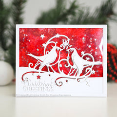 Creative Expressions Paper Cuts Edger Under the Mistletoe Craft Die-2