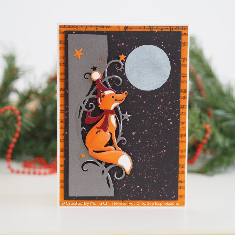 Creative Expressions Paper Cuts Edger Winter Fox Craft Die-4