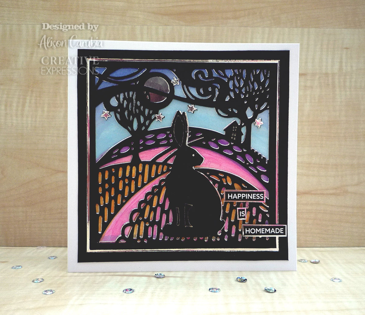Creative Expressions Paper Panda By Moonlight Craft Die-2