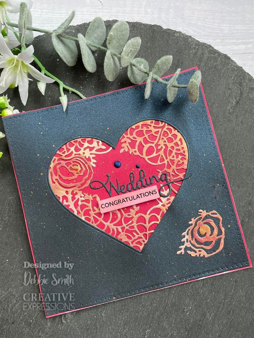 Creative Expressions Paper Panda Roses In Bloom Craft Die-2
