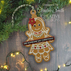 Creative Expressions Paper Cuts Festive Gingerbread Girl Craft Die-2