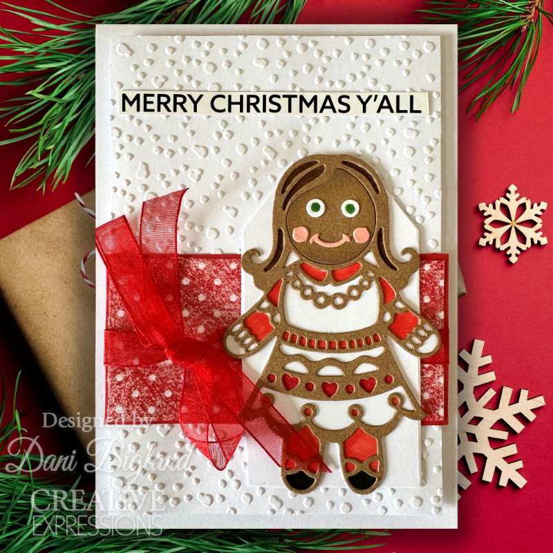 Creative Expressions Paper Cuts Festive Gingerbread Girl Craft Die-10