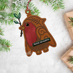 Creative Expressions Paper Cuts Festive Robin Craft Die-2