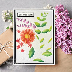 Set de 2 plantillas para colorear Creative Expressions Sunshine Serenade Companion, 6 pulg. x 8 pulg.-8