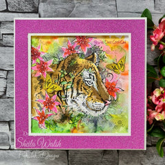 Pink Ink Designs Sher Khan 6 in x 8 in Clear Stamp Set-6