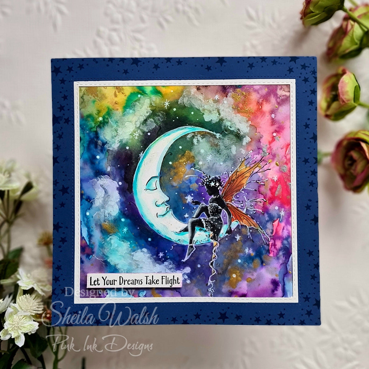 Pink Ink Designs Moon Fairy Lot de tampons transparents 15,2 cm x 20,3 cm-2