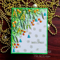 Pink Ink Designs Twist & Sprout 6 in x 8 in Clear Stamp Set-4