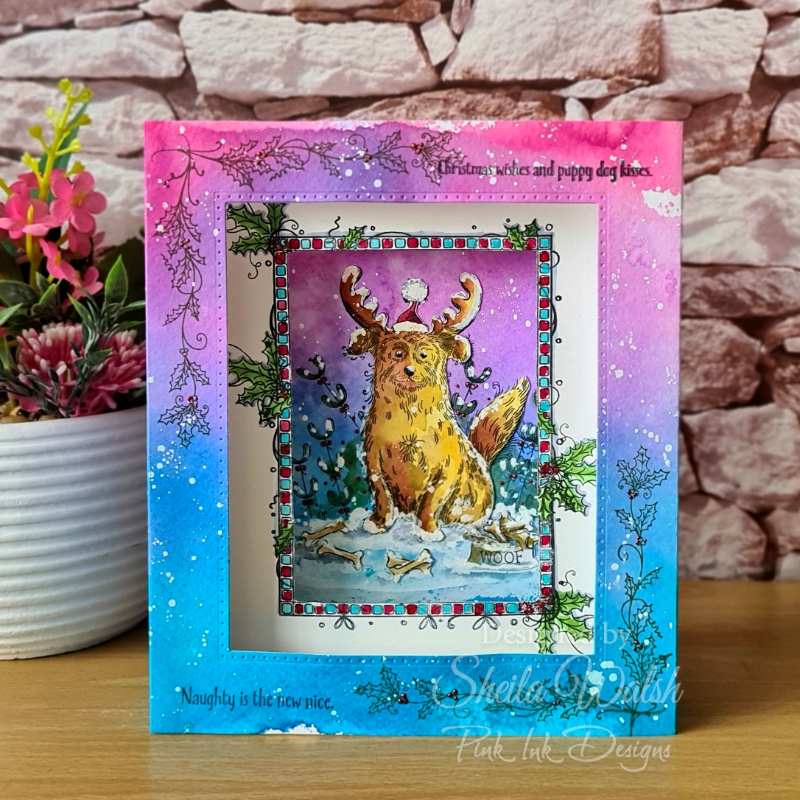 Pink Ink Designs I Identify As Reindeer 6 in x 8 in Clear Stamp Set-2