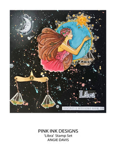 Pink Ink Designs Libra, lot de tampons transparents, 15,24 cm x 20,32 cm-2